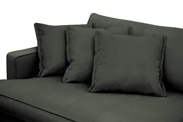 Rossita Lyx 3,5-seters Ekstra Dyp Sofa i Kordfløyel - Mørk grønn - Møbler - Sofaer - 4 seter sofa