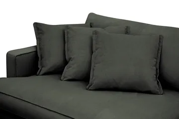 Rossita Lyx 3,5-seters Ekstra Dyp Sofa i Kordfløyel - Mørk grønn - Møbler - Sofaer - 4 seter sofa