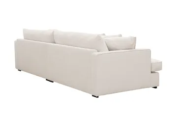 Rossita Lyx 3,5-seters Ekstra Dyp Sofa i Kordfløyel - Offwhite - Møbler - Sofaer - 4 seter sofa