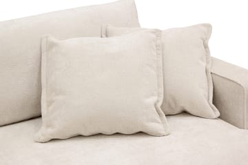 Rossita Lyx 3-seters ekstra dyp sofa i chenille - Beige - Møbler - Sofaer - 3 seter sofa