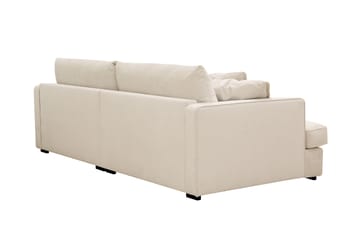 Rossita Lyx 3-seters ekstra dyp sofa i chenille - Beige - Møbler - Sofaer - 3 seter sofa