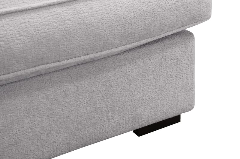 Rossita Lyx 3-seters ekstra dyp sofa i chenille - Grå - Møbler - Sofaer - 3 seter sofa