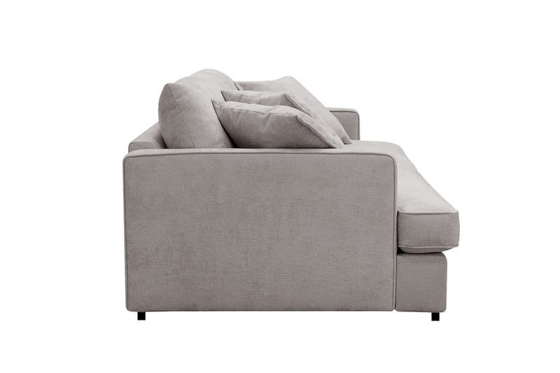 Rossita Lyx 3-seters ekstra dyp sofa i chenille - Grå/Brun - Møbler - Sofaer - 3 seter sofa