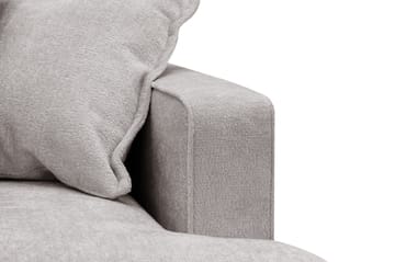 Rossita Lyx 3-seters ekstra dyp sofa i chenille - Grå/Brun - Møbler - Sofaer - 3 seter sofa