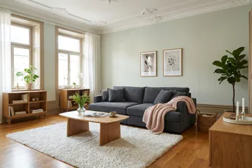 Rossita Lyx 3-seters ekstra dyp sofa i chenille - Trenza 01, Svart Chenille - Møbler - Sofaer - 3 seter sofa