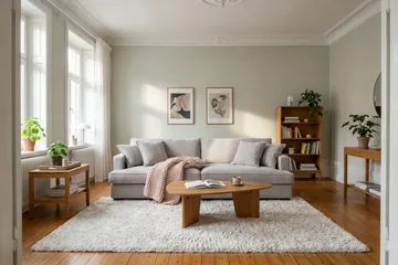Rossita Lyx 3-seters ekstra dyp sofa i chenille - Trenza 08, Grå/Brun Chenille - Møbler - Sofaer - 3 seter sofa