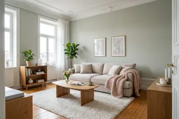 Rossita Lyx 3-seters ekstra dyp sofa i fløyel - Beige - Møbler - Sofaer - Fløyelssofaer
