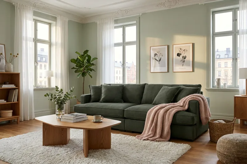 Rossita Lyx 3-seters ekstra dyp sofa i manchester - Mørkegrønn - Møbler - Sofaer - 3 seter sofa