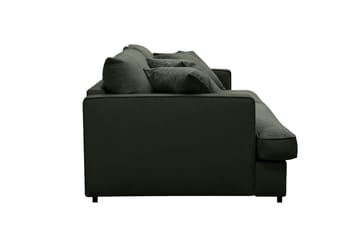 Rossita Lyx 3-seters ekstra dyp sofa i manchester - Mørkegrønn - Møbler - Sofaer - 3 seter sofa