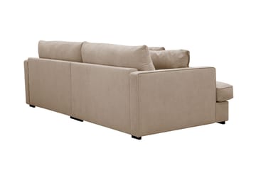 Rossita Lyx 3-seters ekstra dyp sofa i stoff - Lysebrun - Møbler - Sofaer - 3 seter sofa