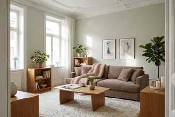 Rossita Lyx 3-seters ekstra dyp sofa i stoff - Mørkebrun - Møbler - Sofaer - 3 seter sofa