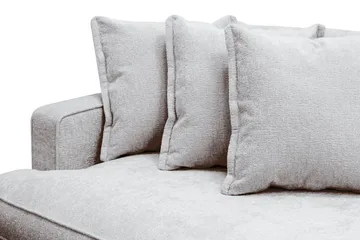 Rossita Lyx 4-seters Ekstra Dyp Sofa i Chenille - Grå / Brun - Møbler - Sofaer - 4 seter sofa
