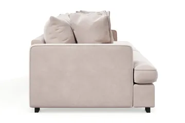Rossita Lyx 4-seters Ekstra Dyp Sofa i Fløyel - Beige - Møbler - Sofaer - Fløyelssofaer