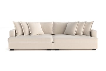 Rossita Lyx 4-seters Ekstra Dyp Sofa i Kordfløyel - Beige - Møbler - Sofaer - 4 seter sofa
