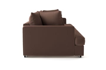 Rossita Lyx 4-seters Ekstra Dyp Sofa i Kordfløyel - Brun - Møbler - Sofaer - 4 seter sofa