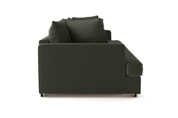Rossita Lyx 4-seters Ekstra Dyp Sofa i Kordfløyel - Mørkegrønn - Møbler - Sofaer - 4 seter sofa