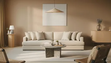 Rossita Lyx 4-seters Ekstra Dyp Sofa i Stoff - Beige - Møbler - Sofaer - 4 seter sofa