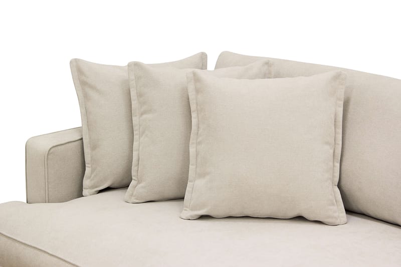 Rossita Lyx 4-seters Ekstra Dyp Sofa i Stoff - Beige - Møbler - Sofaer - 4 seter sofa