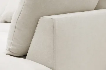 Rossita Lyx 5-seters venstrevendt U-formet ekstra dyp sofa med divan og sjeselong i stoff - Beige - Møbler - Sofaer - U-sofa