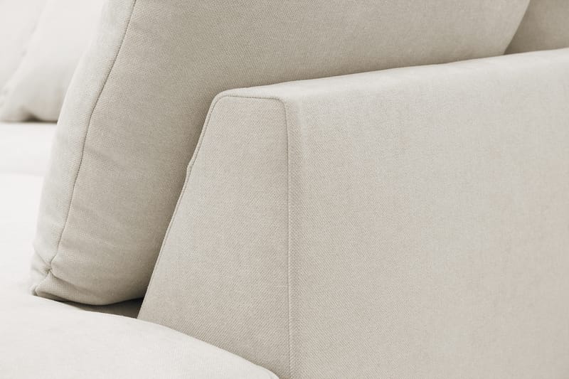 Rossita Lyx 5-seters venstrevendt U-formet ekstra dyp sofa med divan og sjeselong i stoff - Beige - Møbler - Sofaer - U-sofa
