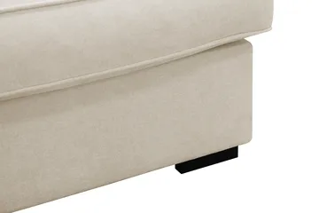 Rossita Lyx 5-seters venstrevendt U-formet ekstra dyp sofa med divan og sjeselong i stoff - Beige - Møbler - Sofaer - U-sofa