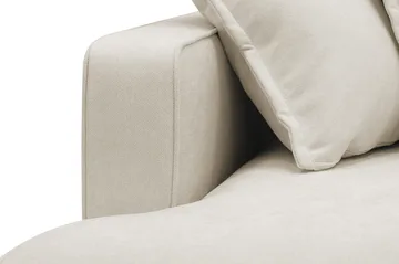 Rossita Lyx 5-seters venstrevendt U-formet ekstra dyp sofa med divan og sjeselong i stoff - Beige - Møbler - Sofaer - U-sofa