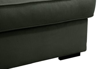 Rossita Lyx 6-seters venstrevendt U-formet ekstra dyp sofa med divan og sjeselong i manchester - Mørkegrønn - Møbler - Sofaer - U-sofa