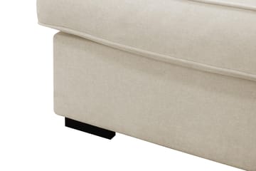 Rossita Lyx 6-seters venstrevendt U-formet ekstra dyp sofa med divan og sjeselong i stoff - Beige - Møbler - Sofaer - U-sofa