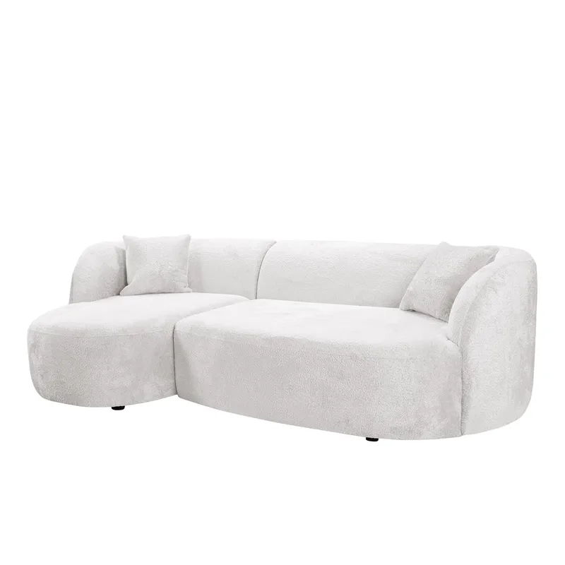 Rylian 3-seters sofa med divan, hvit