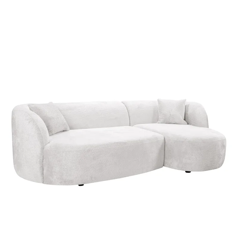Rylian 3-seters sofa med divan, hvit