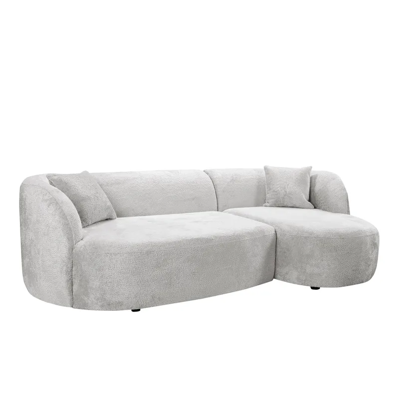 Rylian 3-seters sofa med divan - kremhvit - Møbler - Sofaer - Hjørnesofaer - Hjørnesofa med divan
