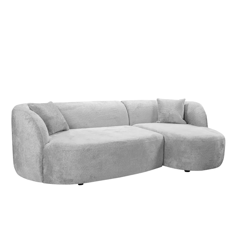 Rylian 3-seters sofa med divan, lysegrå