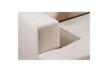 Sani Myk 3-seters Sofa 214 cm Bred i Chenillestoff - Lys Beige - Møbler - Sofaer - 3 seter sofa