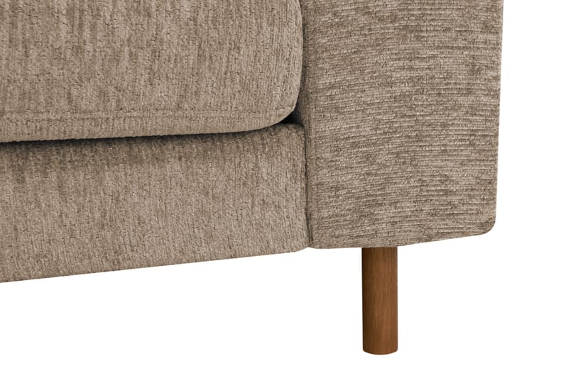Scandi Djup 4-seters sofa i chenille - Brun - Møbler - Sofaer - 4 seter sofa