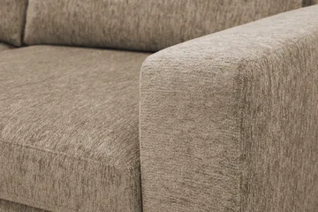 Scandi Djup 4-seters sofa i chenille - Brun - Møbler - Sofaer - 4 seter sofa