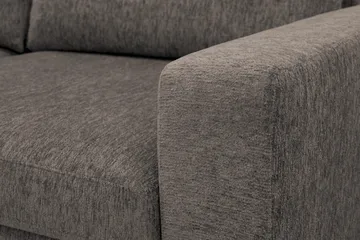 Scandi dyp 3-seters sofa i chenille - Grå - Møbler - Sofaer - Fløyelssofaer