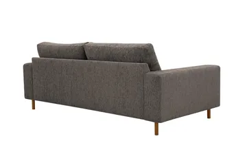Scandi dyp 3-seters sofa i chenille - Grå - Møbler - Sofaer - Fløyelssofaer