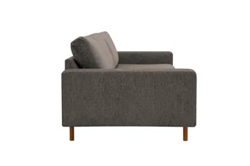 Scandi dyp 3-seters sofa i chenille - Grå - Møbler - Sofaer - Fløyelssofaer