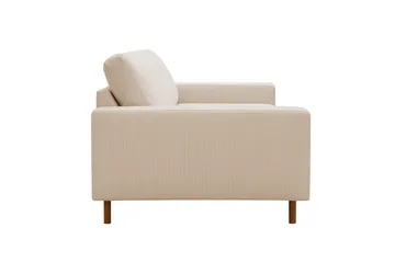 Scandi dyp 3-seters sofa i Kordfløyel - Beige - Møbler - Sofaer - 3 seter sofa