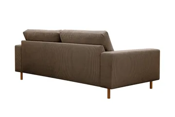 Scandi dyp 3-seters sofa i Kordfløyel - Brun - Møbler - Sofaer - 3 seter sofa