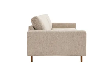 Scandi Dyp 4-seters sofa i chenille - Beige - Møbler - Sofaer - 4 seter sofa