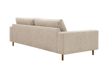 Scandi Dyp 4-seters sofa i chenille - Beige - Møbler - Sofaer - 4 seter sofa