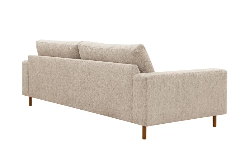 Scandi Dyp 4-seters sofa i chenille - Beige - Møbler - Sofaer - 4 seter sofa