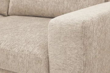 Scandi Dyp 4-seters sofa i chenille - Beige - Møbler - Sofaer - 4 seter sofa