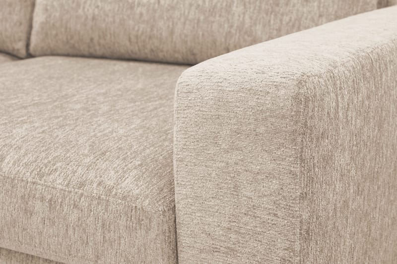 Scandi Dyp 4-seters sofa i chenille - Beige - Møbler - Sofaer - 4 seter sofa