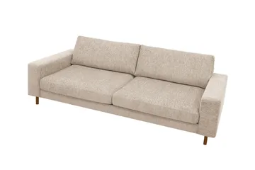 Scandi Dyp 4-seters sofa i chenille - Beige - Møbler - Sofaer - 4 seter sofa