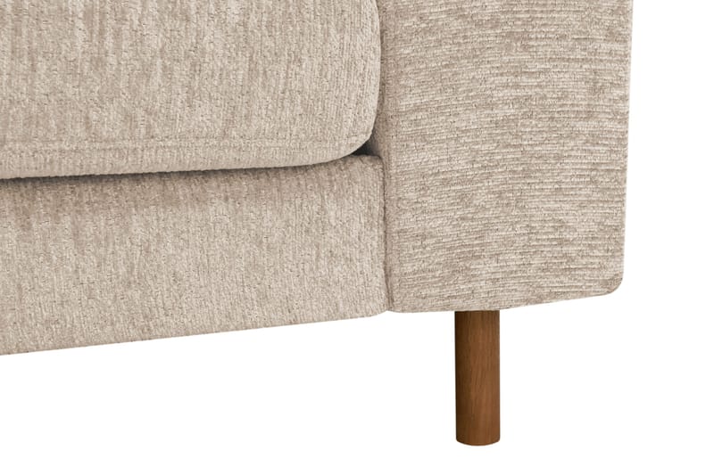 Scandi Dyp 4-seters sofa i chenille - Beige - Møbler - Sofaer - 4 seter sofa