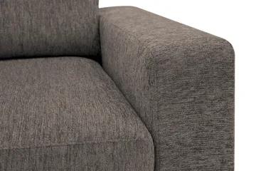 Scandi Dyp 4-seters sofa i chenille - Grå - Møbler - Sofaer - 4 seter sofa
