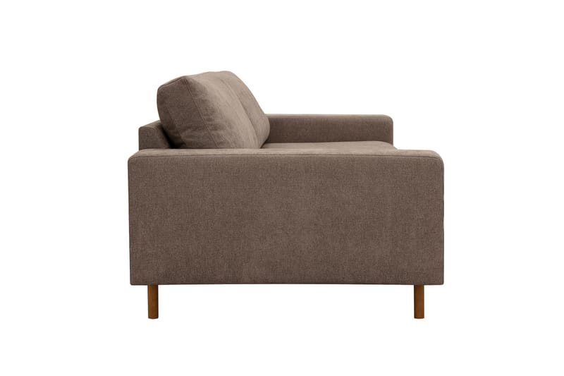 Scandi Dyp 4-seters sofa i stoff - Mørkebrun - Møbler - Sofaer - 4 seter sofa