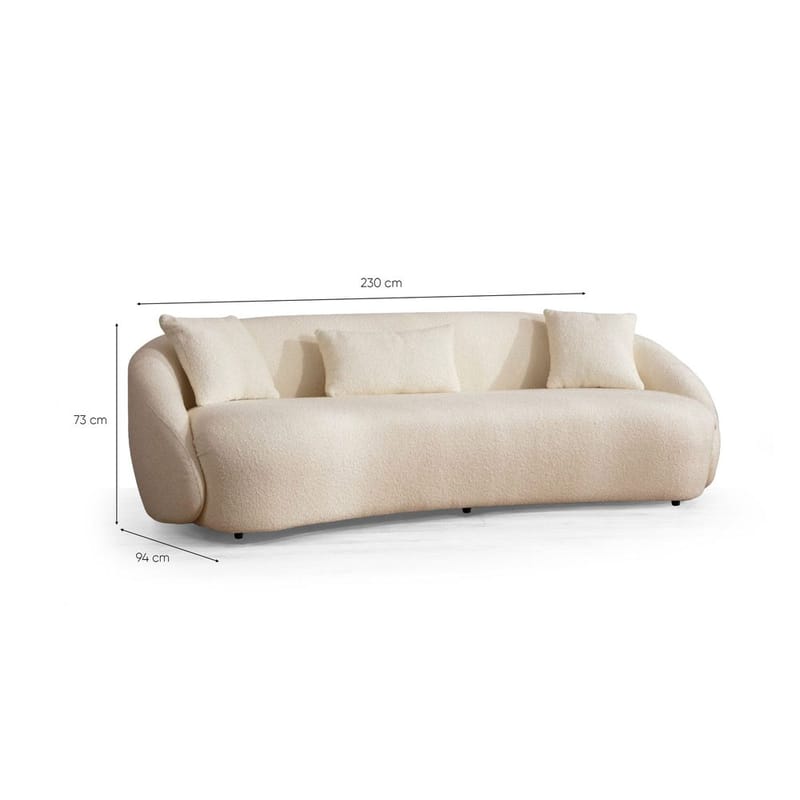 Scone 3-seters sofa - Kremhvit - Møbler - Sofaer - 3 seter sofa